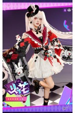 1/3 Delusion Honkai Star Rail Sparkle Poker Rabbit Themed Cosplay Costume